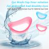 2pcs Eye Wash Cup Eye Wash Bath Kit Eyes wash Cleaner Kit Silicone Eyes Cleaning Cup Tool Manual Portable Eyes Care Tool Eye Cleaner for Eyes Rinse Clean Dust Makeup Irritants Soothing Tired Eye view 3