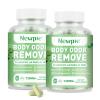 SUWENY Body Deodorizing Supplement,Chlorophyll Capsules for Men & Women,Natural Internal Odor Control Pills for Skin, Breath, and Gut Health, with Gluten-Free Complex,60 Capsules view 1