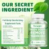 SUWENY Body Deodorizing Supplement,Chlorophyll Capsules for Men & Women,Natural Internal Odor Control Pills for Skin, Breath, and Gut Health, with Gluten-Free Complex,60 Capsules view 2