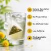 Dandelion Leaf & Root Green Tea bags, Premium Dandelion Green Tea Bags with Milk Thistle, 40 Biodegrable Loose Leaf Pyramid Tea Bags, Caffeine-Free, Individually Wrapped Tea Bags, Gluten Free view 3