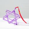 Aikimfuly Optically Clear Quartz Crystal Singing Pyramid for Sound Healing Meditation, Purple Singing Merkaba Pyramid with Mallet & Carrying Case(8inch) view 4