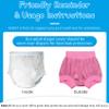 EEOST Adult Diaper Cover, Leakproof Waterproof Reusable Plastic Pants for Incontinence Noiseless & Comfortable Protection for Men and Women (PinkXL) view 4