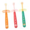HOLIDYOYO 3pcs Boy Girl's Toothbrush Months and up Rotatable Washable Bristles for Boys and Girls view 1