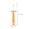 HOLIDYOYO 3pcs Boy Girl's Toothbrush Months and up Rotatable Washable Bristles for Boys and Girls view 2