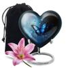 Butterfly Cremation Urn for Human Ashes - Large Urns for Adult Male & Female Ashes - Decorative Memorial Ashes - 10 inch view 1