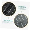 ARTIBETTER 1roll Cellophane Wrap Film Food Grade Transparent Dot Pattern Packaging Paper for Flowers Candy and Crafts Mil view 3