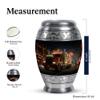KARYLIZ Truck Cremation Urns for Adult Ashes Women - Black Cremation Urns for Human Ashes Adult Female & Male (Combo 10 Inch & 3 Inch, Set of 5) - Memorial Gift view 2