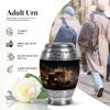 KARYLIZ Truck Cremation Urns for Adult Ashes Women - Black Cremation Urns for Human Ashes Adult Female & Male (Combo 10 Inch & 3 Inch, Set of 5) - Memorial Gift view 3
