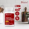 Safrel | Acetyl L-Carnitine (ALCAR) | 500 mg | Capsules | 180 Count | Brain, Energy Support | Cognitive Function, Cellular Energy view 3