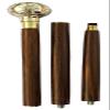 Handmade Decorative Walking Stick with Globe Handle, Brass and Wood, Atlantic Design view 2