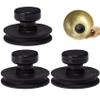 CurcKua Suction Cup Handle for Sound Bowl, 3PCS 3.2" Rubber Tibetan Singing Bowl Suction Cups, Easy to Operate Lifting Handle Cups Tibetan Singing Small view 3
