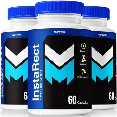 (3 Pack) InstaRect Pills for Men, Official Insta Rect Male, All-Natural Blend to Support Performance, Stamina, and Unstoppable Energy, Premium Easy-To-Swallow Formula, Pastillas Review (180 Capsules)