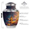LEXFAY Monarch Butterfly on Sunflowers - Male Urns for Human Ashes - Funeral Urns for Adult Ashes Women - Cremation Urn for Dad - Adult Urn for Men and Women - Combo of 5 Memorial Token view 2