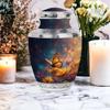 LEXFAY Monarch Butterfly on Sunflowers - Male Urns for Human Ashes - Funeral Urns for Adult Ashes Women - Cremation Urn for Dad - Adult Urn for Men and Women - Combo of 5 Memorial Token view 4