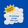 Cloudbites | Toasters | Individually Wrapped Marshmallows | 50 units/bag | Great for S'mores or snacks (Case x 12 bags | 600 units) view 4