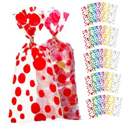 Anneome Cellophane Candy Bags 100pcs Snack Bags for Birthday Wedding Party Favor