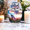 YATHABI Butterfly Burial Urns for Adult Ashes Mom - Funeral Small Urns for Adult Human Ashes Dad - 1 Large, 1 Small view 4