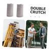 2pcs Soft Velvet Cane Pad Hand Grip Comfortable Elastic Design for Crutches -Scratch Supplies for Elderly Mobility and -Term Use view 3
