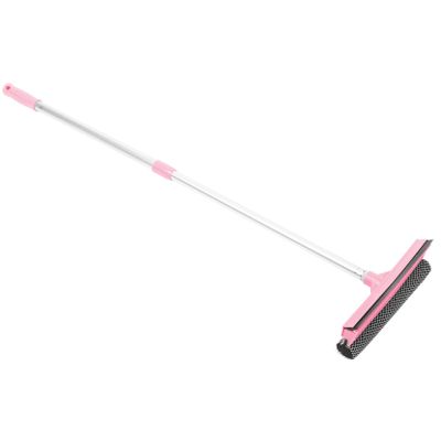 Extendable Window Squeegee with Pole, Ergonomic Plastic Handle