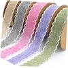 Holibanna Yards Wavy Brim Linen Ribbon Flower Wrapping and Party Accessories for Celebrations view 2