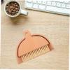 ERINGOGO Mini Broom and Dustpan Set for Desktop Cleaning Small Brush and Dustpan Kit with Detail Brush for Keyboard and Car Detailing Compact Cleaning Tools for Home and Office view 2