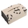 ELAYARD Cute Cartoon Tissue Box Holder for Car Multifunctional Pu Leather Napkin Dispenser Convenient Hanging Design for Easy Access and Space-saving Vehicle view 1
