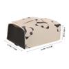 ELAYARD Cute Cartoon Tissue Box Holder for Car Multifunctional Pu Leather Napkin Dispenser Convenient Hanging Design for Easy Access and Space-saving Vehicle view 2