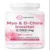 Myo-Inositol & D-Chiro Inositol 2,050mg | 240 Veggie Capsules + Vitamin C, Folate, DIM, & CoQ10 | Inositol Supplement for Women | 40:1 Ratio | Hormonal Balance & Ovarian Support | Filler Free view 1