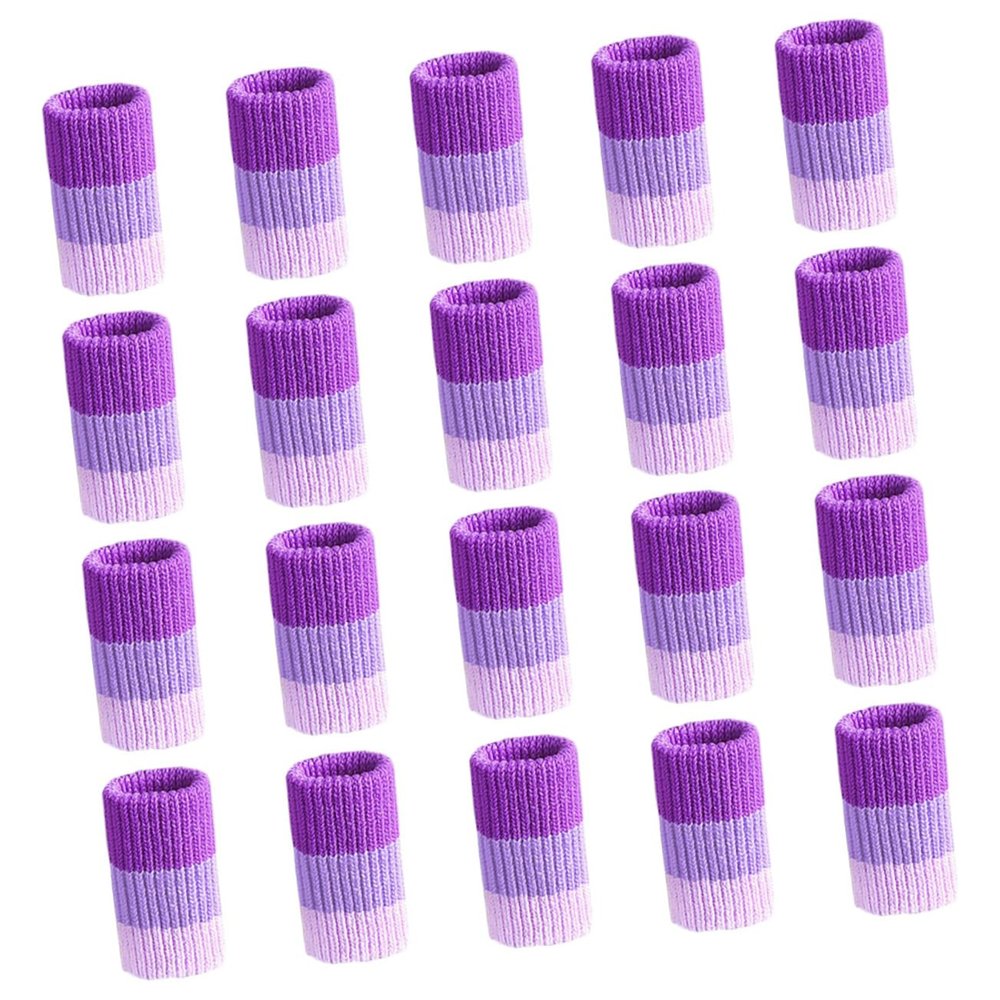 Veemoon Finger Protective Cover 20pcs Sports Finger Protectors Elastic Universal Fit