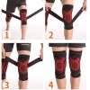 2Pcs Knee Brace, Knee Compression Sleeve with Strap for Men and Women Knee Support for Running Workout Gym Elastic Knee Pads (M) view 3