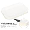 PartyKindom 100pcs Disposable Cake Trays Lightweight Dessert Plates for Parties Home Use and Events for Serving Desserts Appetizers -go Orders Convenient and Practical Tableware view 2