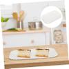 PartyKindom 100pcs Disposable Cake Trays Lightweight Dessert Plates for Parties Home Use and Events for Serving Desserts Appetizers -go Orders Convenient and Practical Tableware view 4