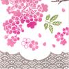 Jikan Style Tenugui Hand Wipes, Fashionable, Dyed, Cotton, Made in Japan, Japanese Souvenirs, Traditional Crafts, Kenema, Spring, Sakura, Fuji Sakura, Castle Sakura, Cherry Blossom Butterfly, Cotton view 4