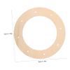 Angoily 12 Pack DIY Flower Wreath Frames Wooden Craft Wreath Form Stand Circular Holes Perfect for New Year's Christmas Decorations view 2