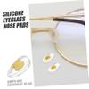FRCOLOR 6pairs - Silicone Eyeglass Nose Pads Comfortable Replacement Cushions for Glasses and Sunglasses Breathable view 3
