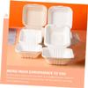 LABRIMP 20pcs Pulp Lunch Boxes Carry Out Containers Heat Resistant to Go Food Containers view 3