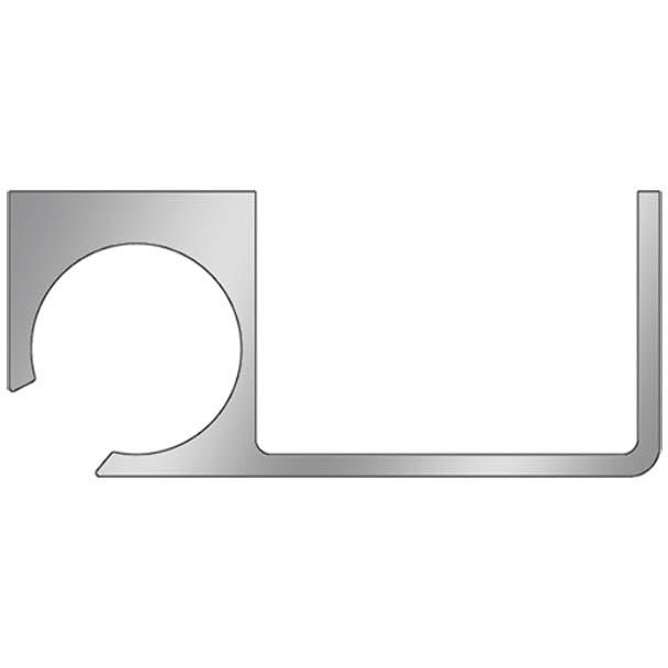 TP STAINLESS STEEL CUP HOLDER TRAY TRIM for KENWORTH T800 CURVED GLASS 1994