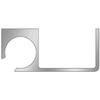 TP STAINLESS STEEL CUP HOLDER TRAY TRIM for KENWORTH T800 CURVED GLASS 1994 view 1
