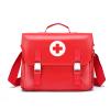 RASRGTRQ First Responder EMT Trauma Bag Empty,First Aid Bag with Handle and Shoulder Strap for Emergency at Home, Office, Car, Outdoors, Boat, Camping, Hiking(Red) view 1