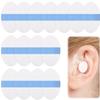 100pcs Baby Ear Covers for Bath, Gel Waterproof Newborn Ear Protection with Cotton Ball Kids Ear Plugs Stickers for Swimming Shower Surfing Snorkeling Water Sport Accessories view 1