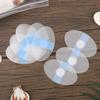 100pcs Baby Ear Covers for Bath, Gel Waterproof Newborn Ear Protection with Cotton Ball Kids Ear Plugs Stickers for Swimming Shower Surfing Snorkeling Water Sport Accessories view 3