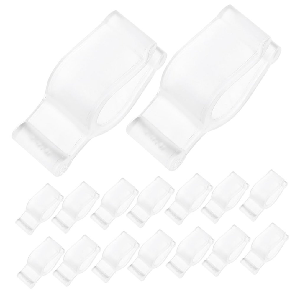 SOLUSTRE 50pcs Leakproof Cosmetic Bottle Pump Clip Locking Mechanism Pp Plastic for Shampoo Bottles Toiletry