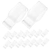 SOLUSTRE 50pcs Leakproof Cosmetic Bottle Pump Clip Locking Mechanism Pp Plastic for Shampoo Bottles Toiletry view 1