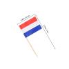 ABOOFAN 100Pcs Dutch Flag Toothpick Picks for Cupcake Toppers Party Decorations and Fruit Display Miniature Flags for Celebrations and Events view 2