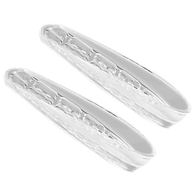 FOYTOKI Gel Heel Cups Self-Adhesive High Heel Pads Anti-Slip Cushion Inserts for Women Breathable Lightweight Protectors for All Shoe Types Transparent