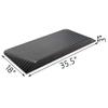 MOMOBC 3" Rise Solid Rubber Power Wheelchair Threshold Ramp Doorway (3" Rise, 1 Pack-Black) view 2