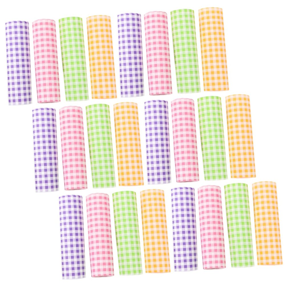 HEALLILY 400pcs Checkered Food Wrapping Paper Sheets Greaseproof Baking Paper for Sandwiches Burgers and Fried Foods for Restaurants and Cafes