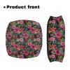 Hechitok Tropical Flowerse Rollator Walker Seat Covers - Soft, Washable, Universal Fit for Seniors, Dust Proof Fabric Protection, Designer Walker Accessories with Gift Option view 2