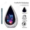KARYLIZ Neon Drum Urns for Ashes Combo of 5 10 Inch Funeral Urn for Women, Men & Dad and 3 Inch Mini Keepsake for Male & Female Burial Cremation Human Ash Holder Memorial Set view 2