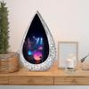 KARYLIZ Neon Drum Urns for Ashes Combo of 5 10 Inch Funeral Urn for Women, Men & Dad and 3 Inch Mini Keepsake for Male & Female Burial Cremation Human Ash Holder Memorial Set view 4